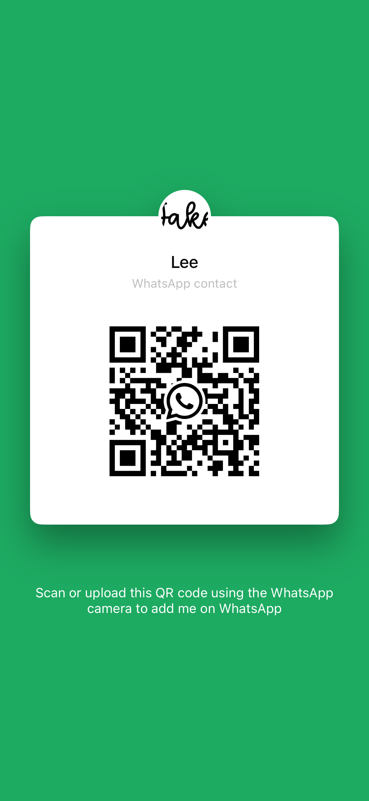 WhatsApp QR Code for Consultation